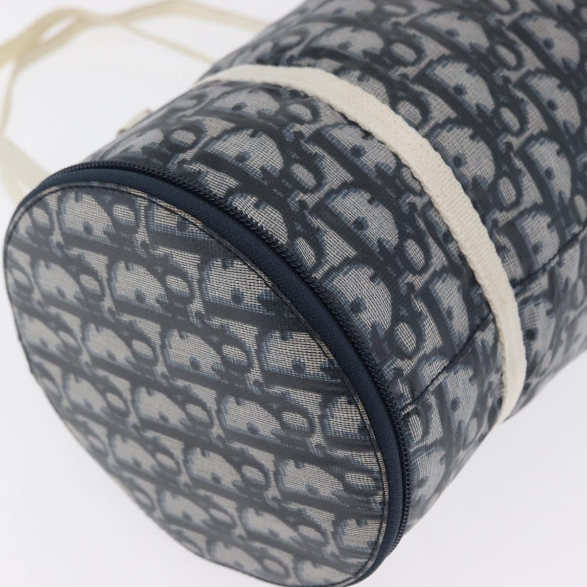 Trotter Canvas Handtas Marine Zilver