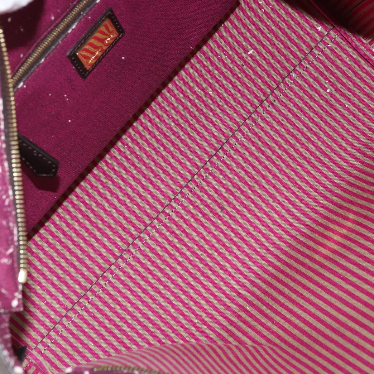 Zucca Canvas Tote Bag Zwart Bruin
