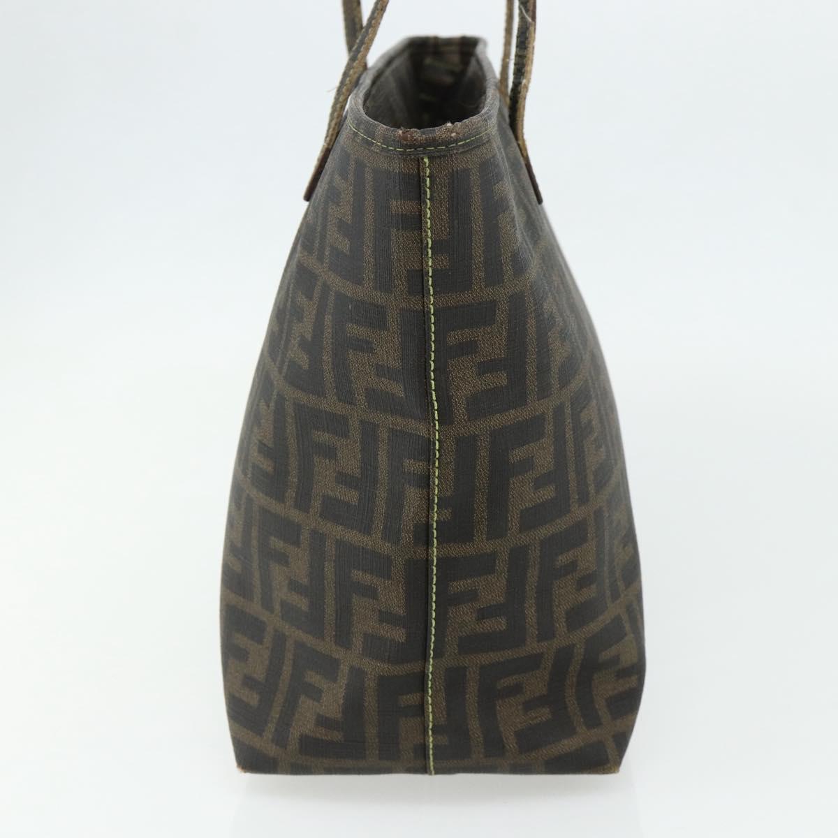 Zucca Canvas Tote Bag Zwart Bruin