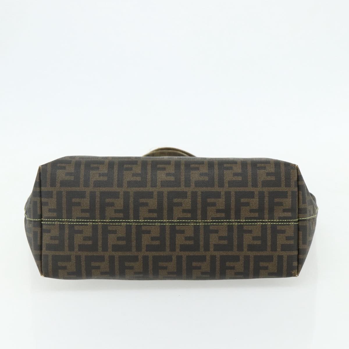 Zucca Canvas Tote Bag Zwart Bruin
