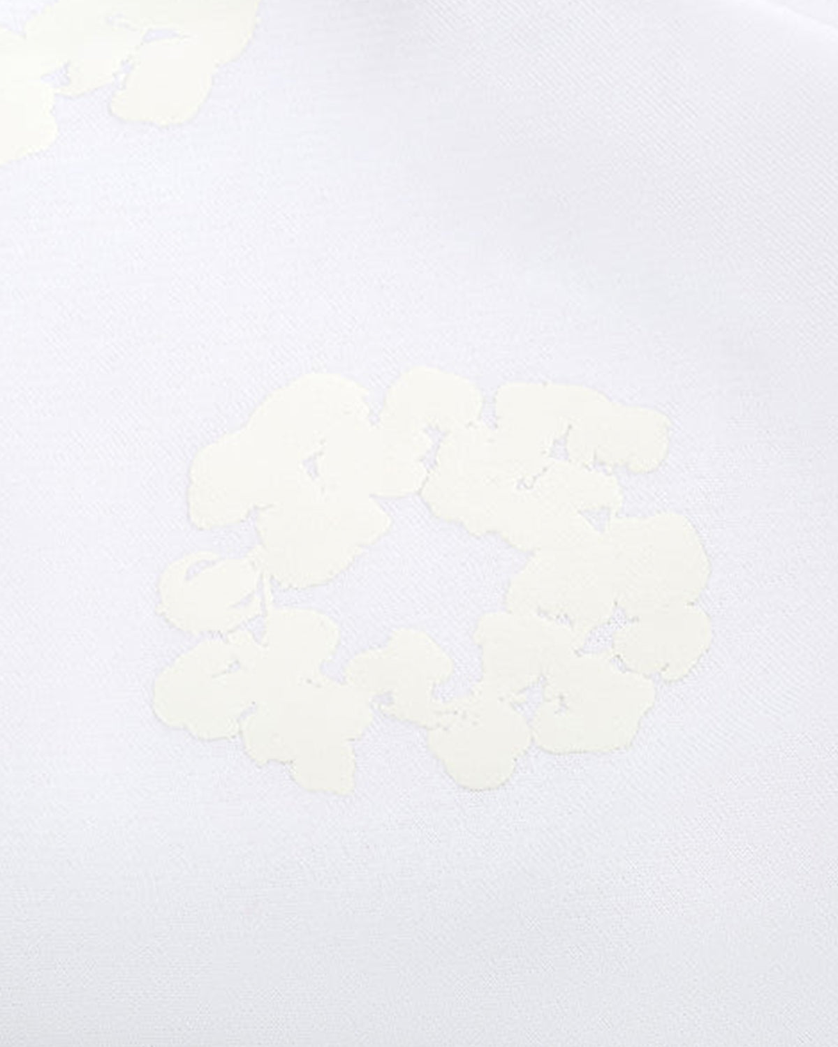 De witte Cotton Wreath-short