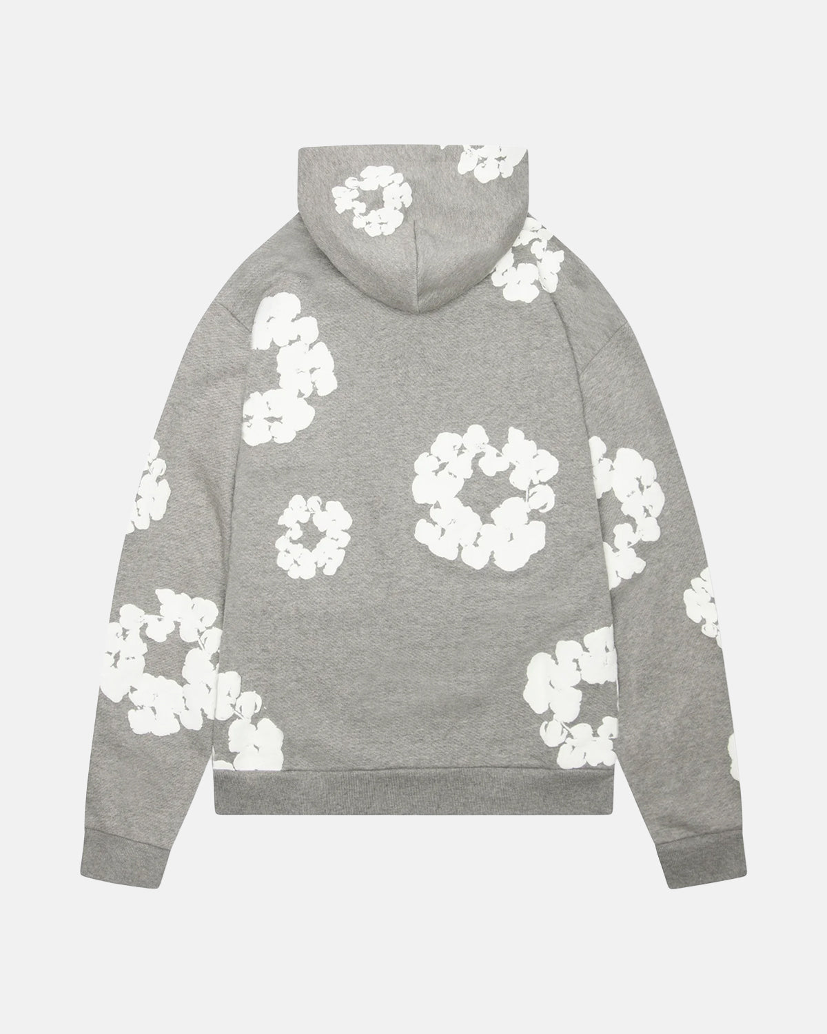 De Cotton Wreath Grijze Hoodie