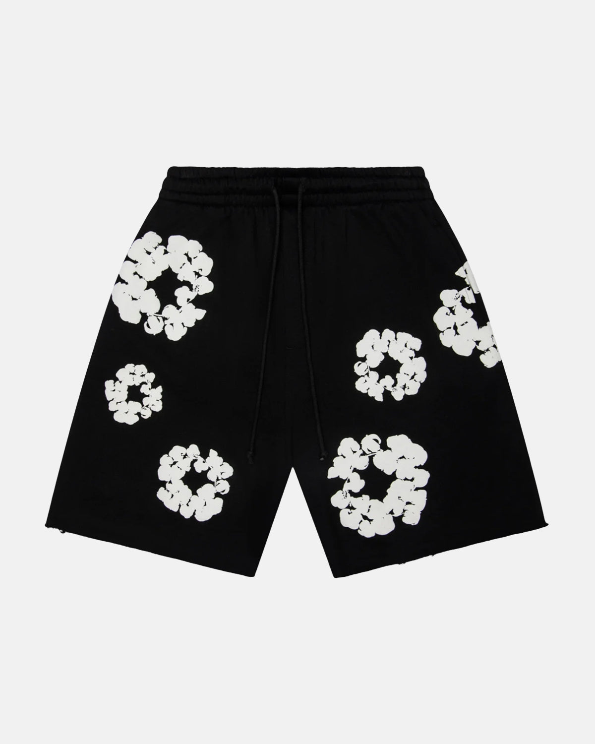 De zwarte katoenen Wreath-short