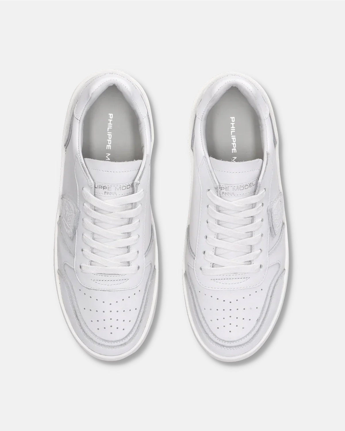 Nette witte lage sneakers voor heren