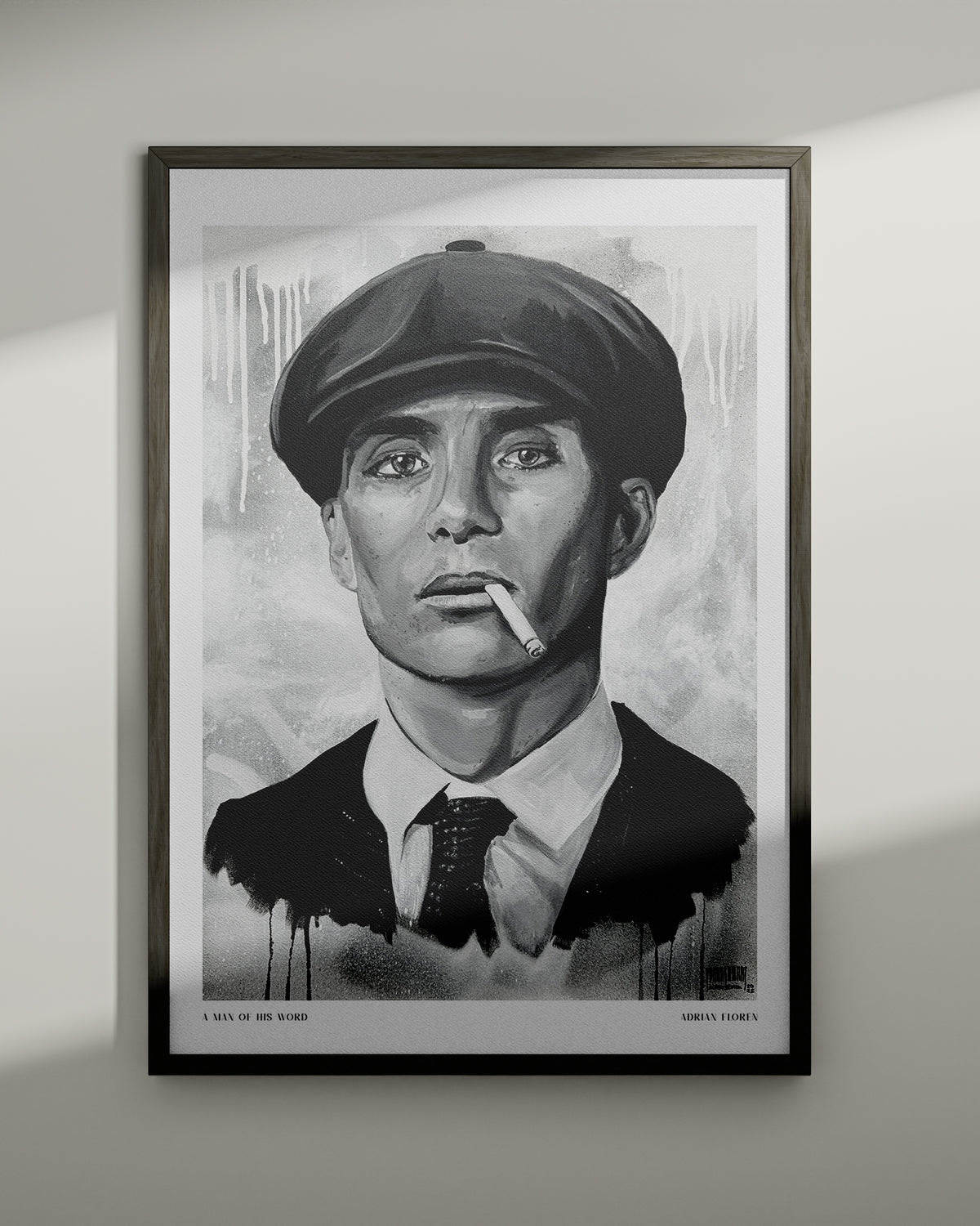 "Een man van zijn woord" Poster