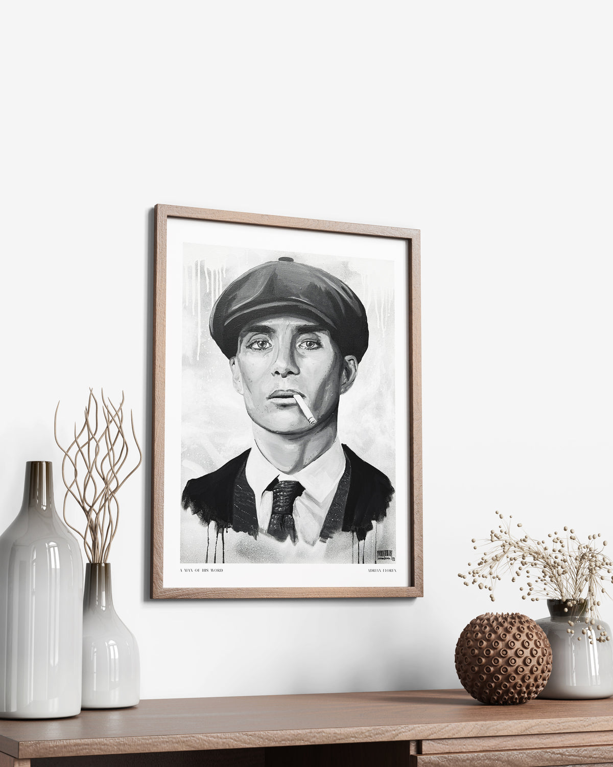 "Een man van zijn woord" Poster