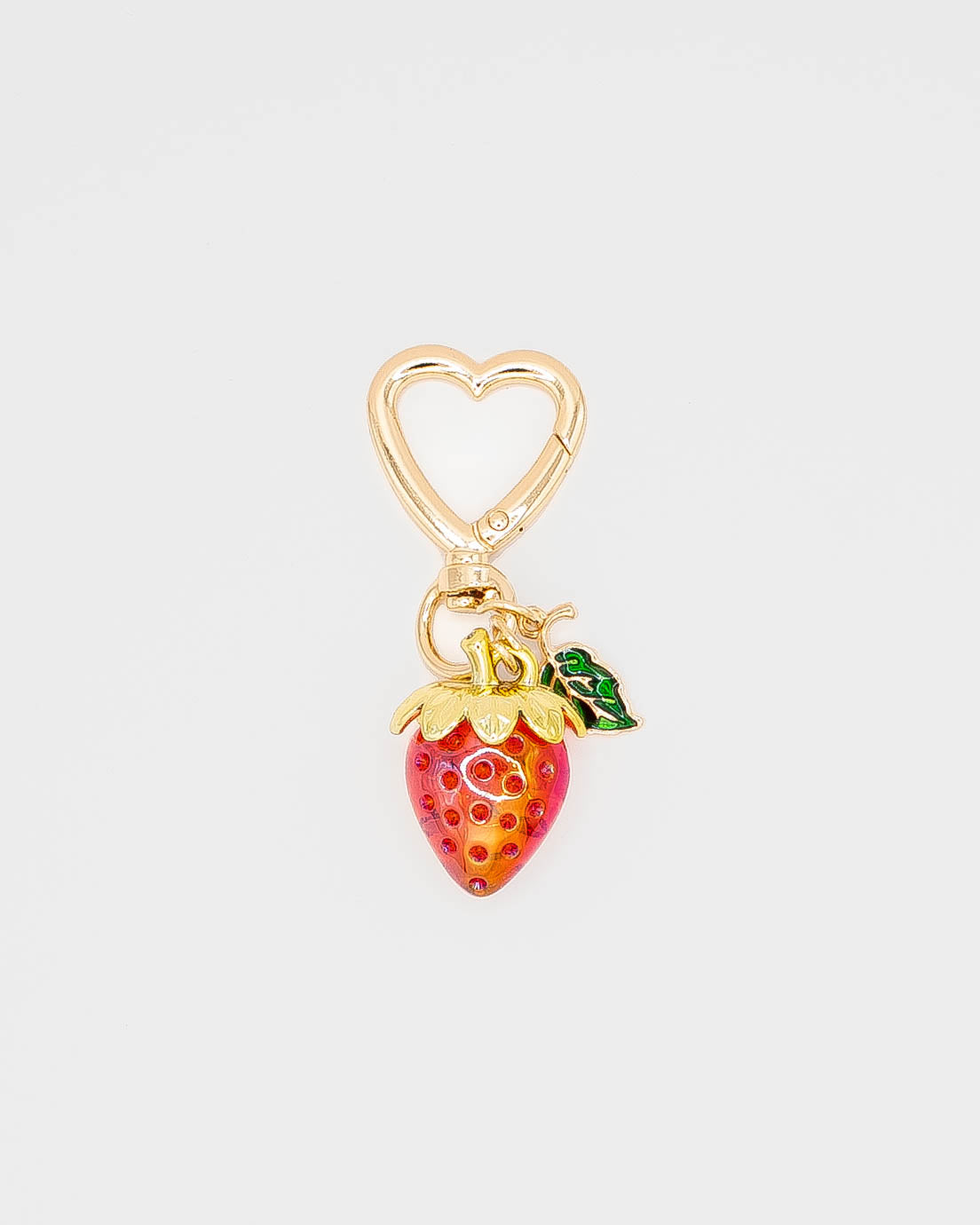Glass Heart Bag Charm – väsksmycke