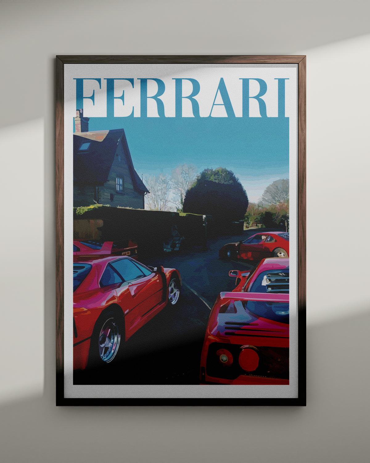 "Old Money Ferrari No.4" Poster