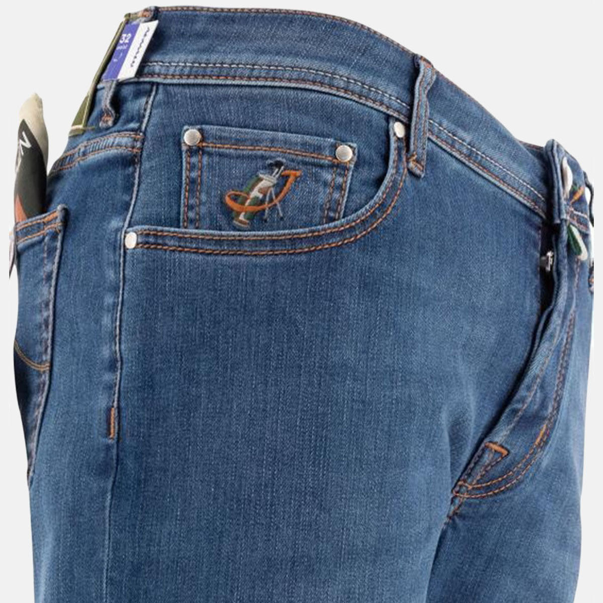 Nick Slim Fit Medium Blauw