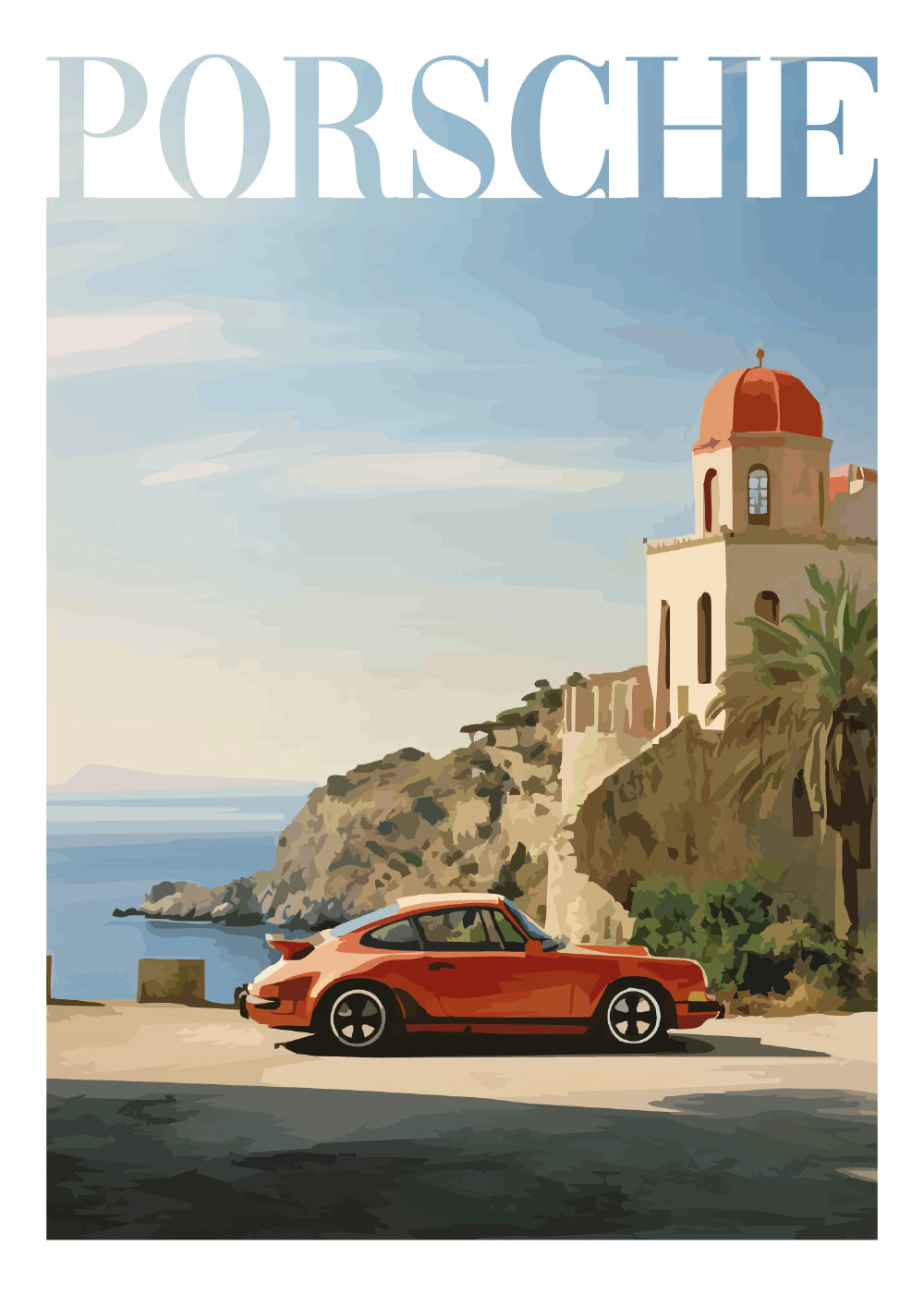 "Old Money Porsche No.7" Poster