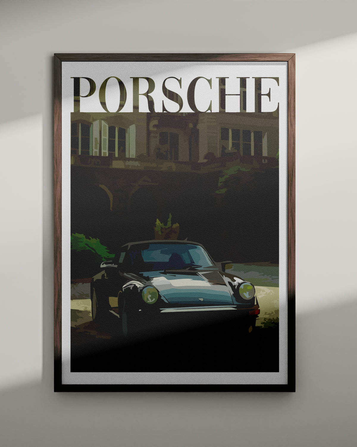 "Old Money Porsche No.8" Poster
