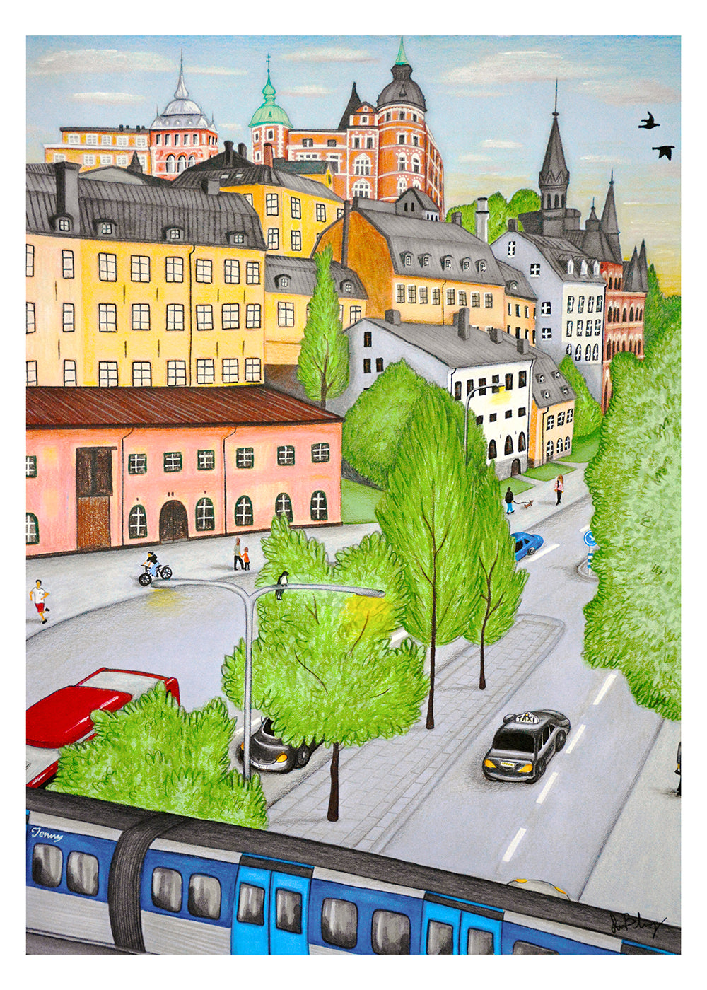 "Söder Mälarstrand" Poster