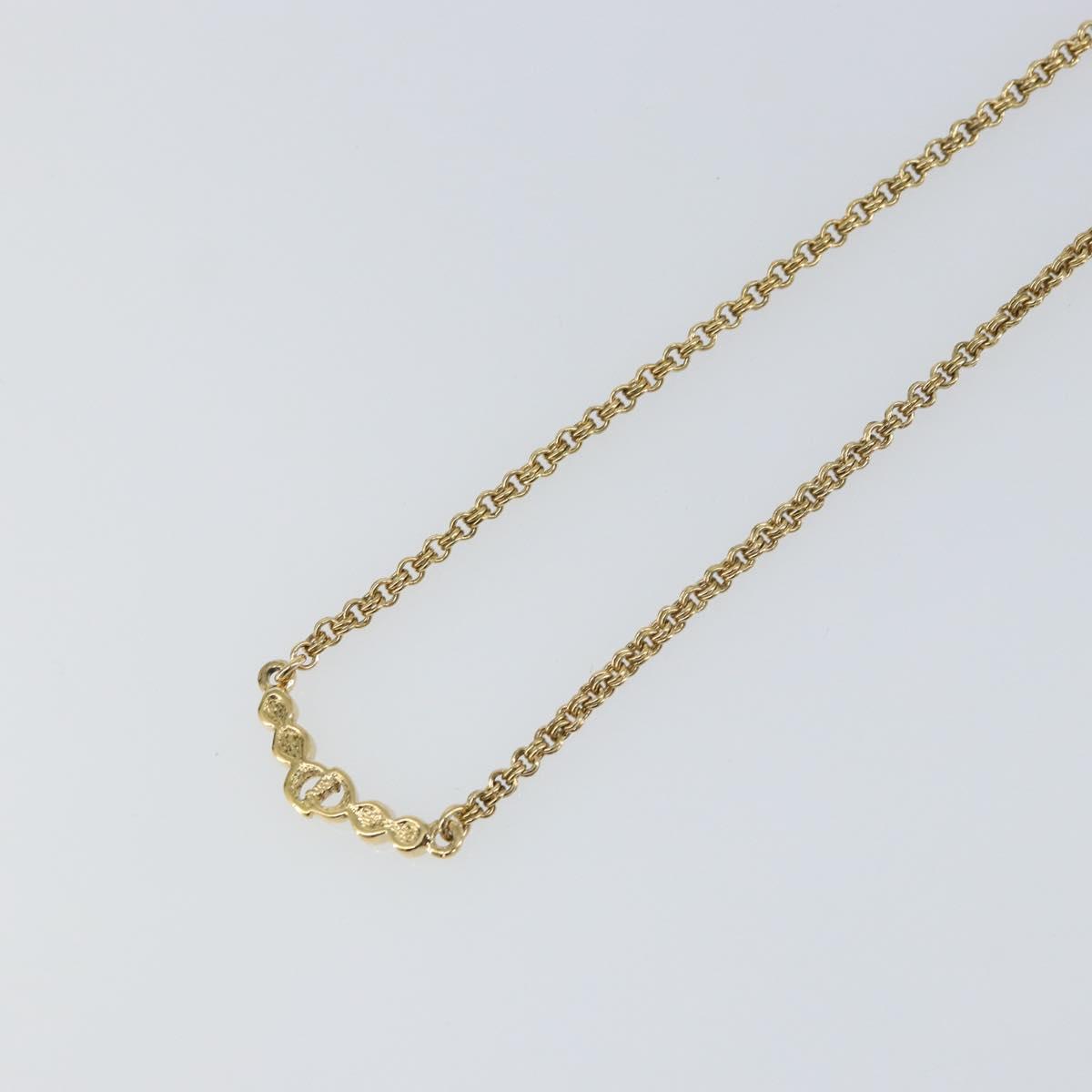 Necklace metal Gold Tone