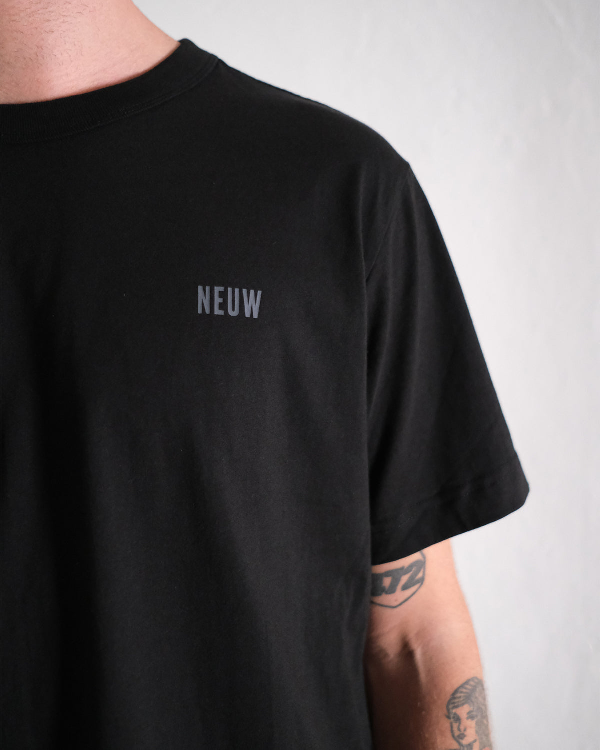 Wordmark T-shirt "Zwart"