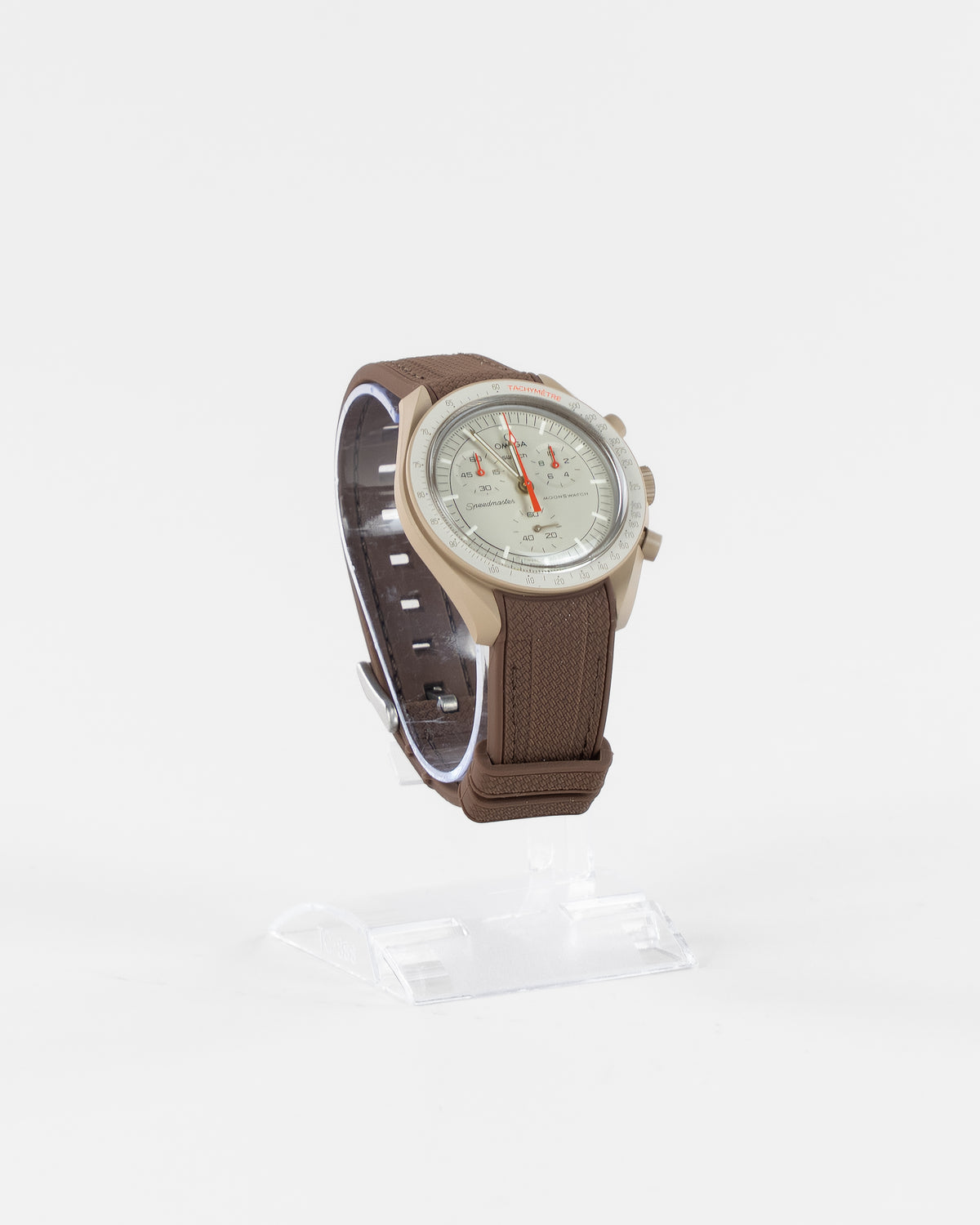 Klockband 2.0 till MoonSwatch – brun, 20 mm