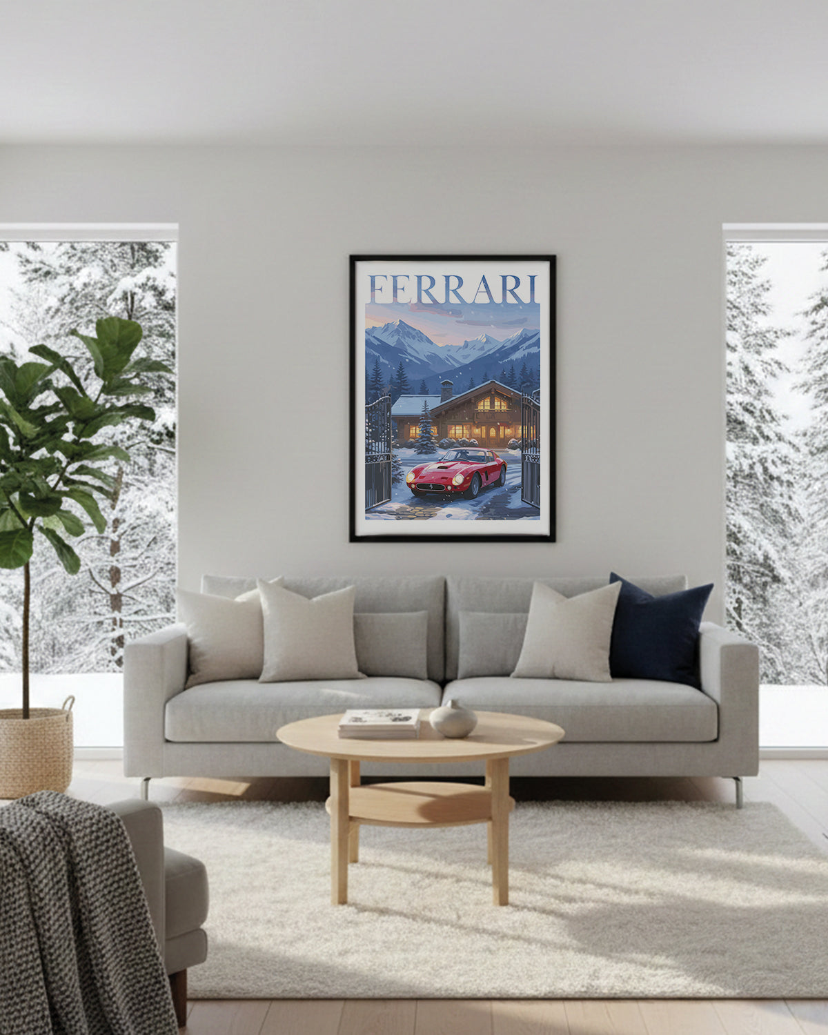 "Winter Ferrari No. 1"-poster