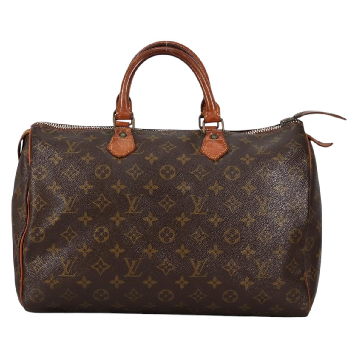 Vintage Monogram Speedy 35-handtas