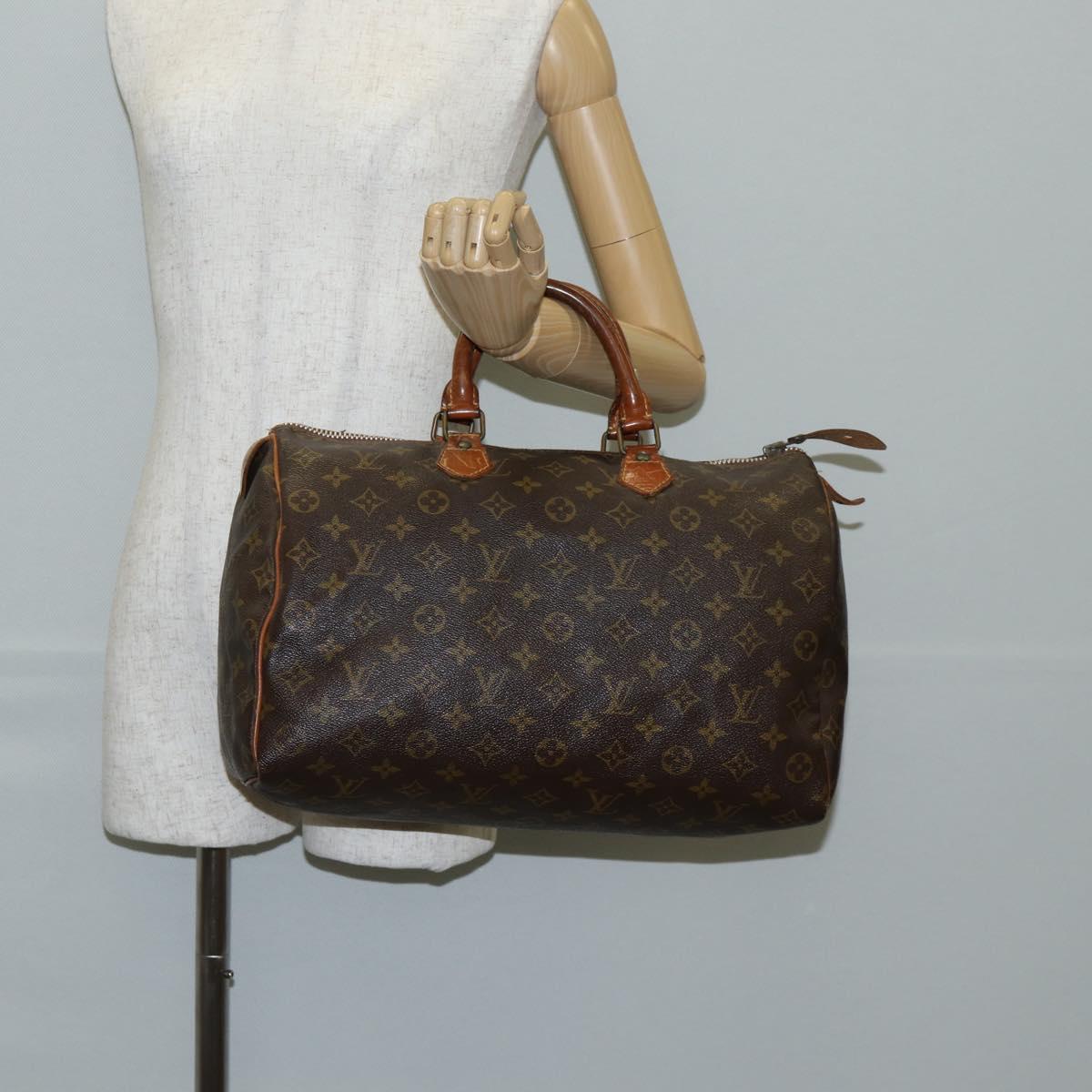 Vintage Monogram Speedy 35-handtas
