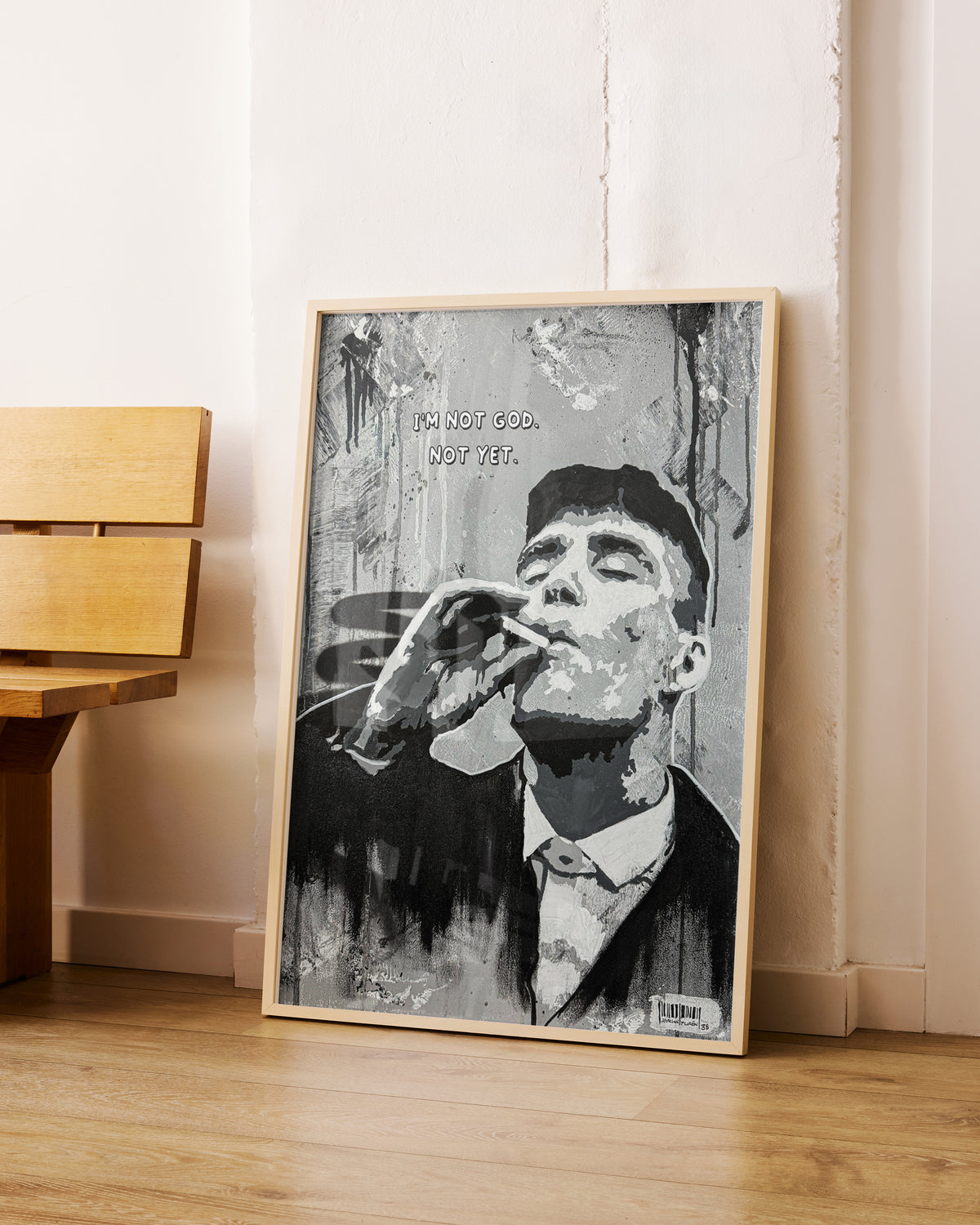 "Ik ben niet God" Poster