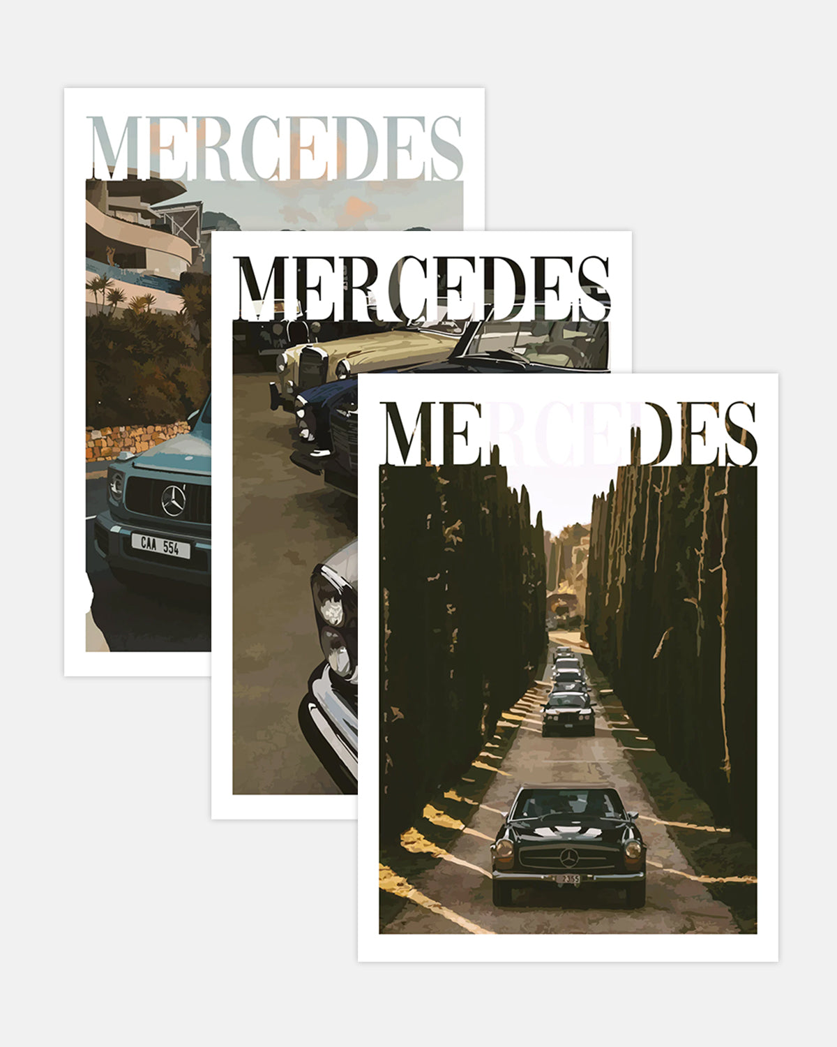 "Mercedes-collectie" posterbundel