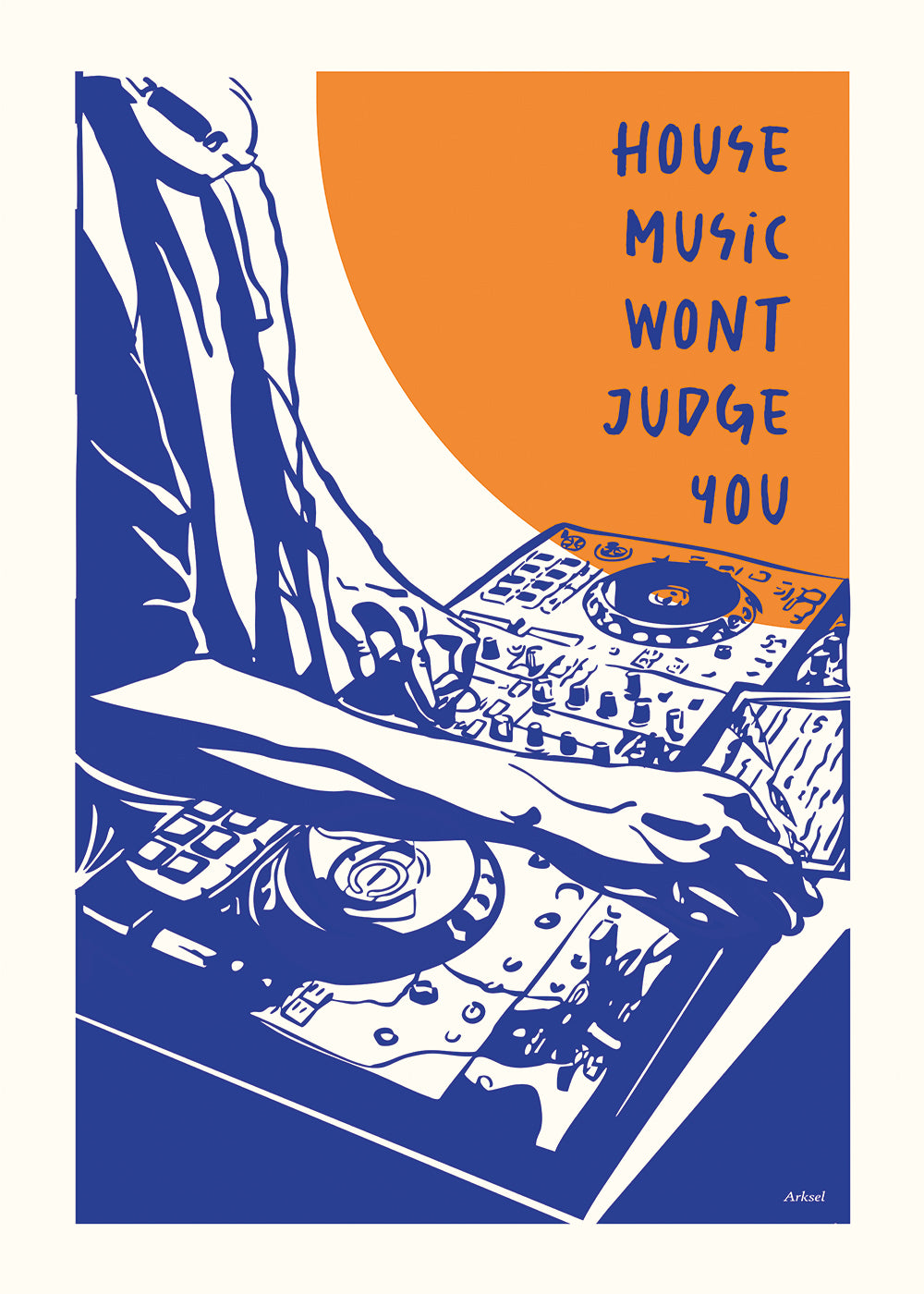 Housemuziekposter