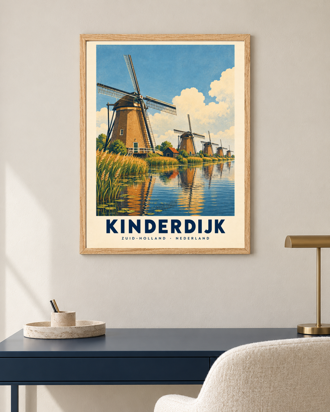 Kinderdijk in een interieur, sfeerbeeld 1