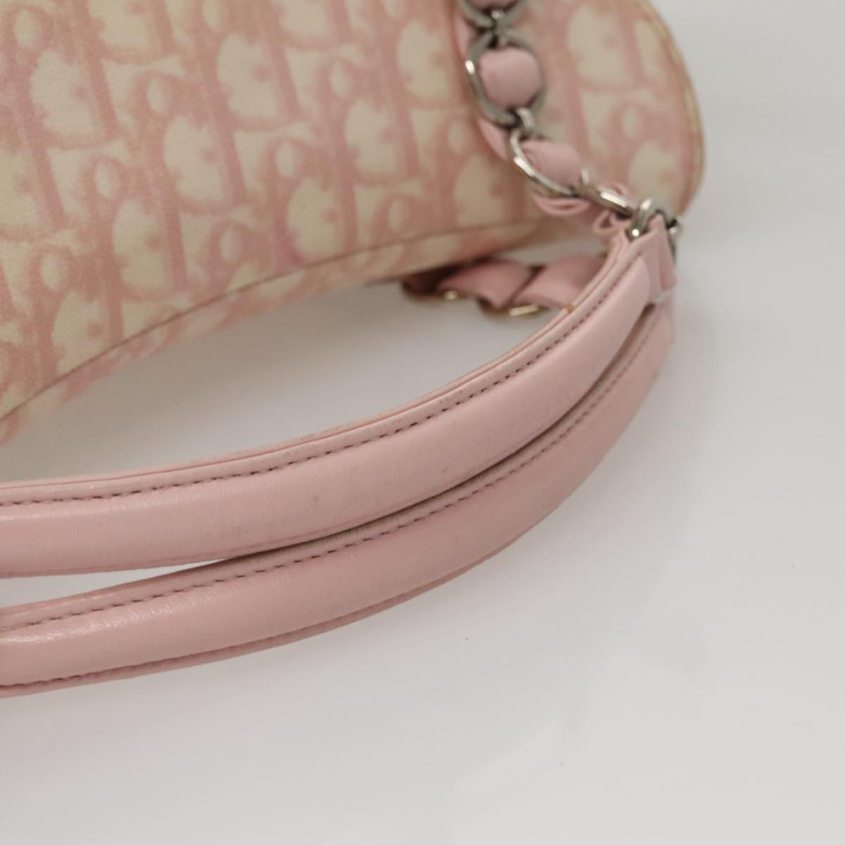 Trotter Canvas Romantic handtas van pvc, roze en zilverkleurig