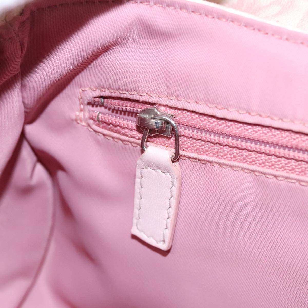 Trotter Canvas Romantic handtas van pvc, roze en zilverkleurig