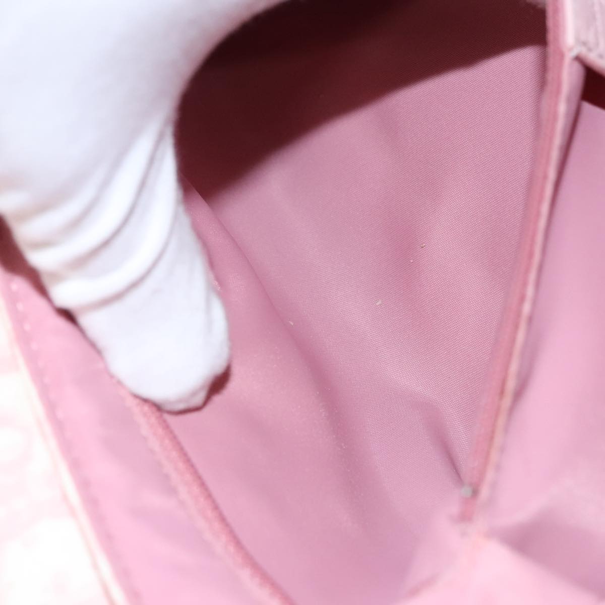 Trotter Canvas Romantic handtas van pvc, roze en zilverkleurig