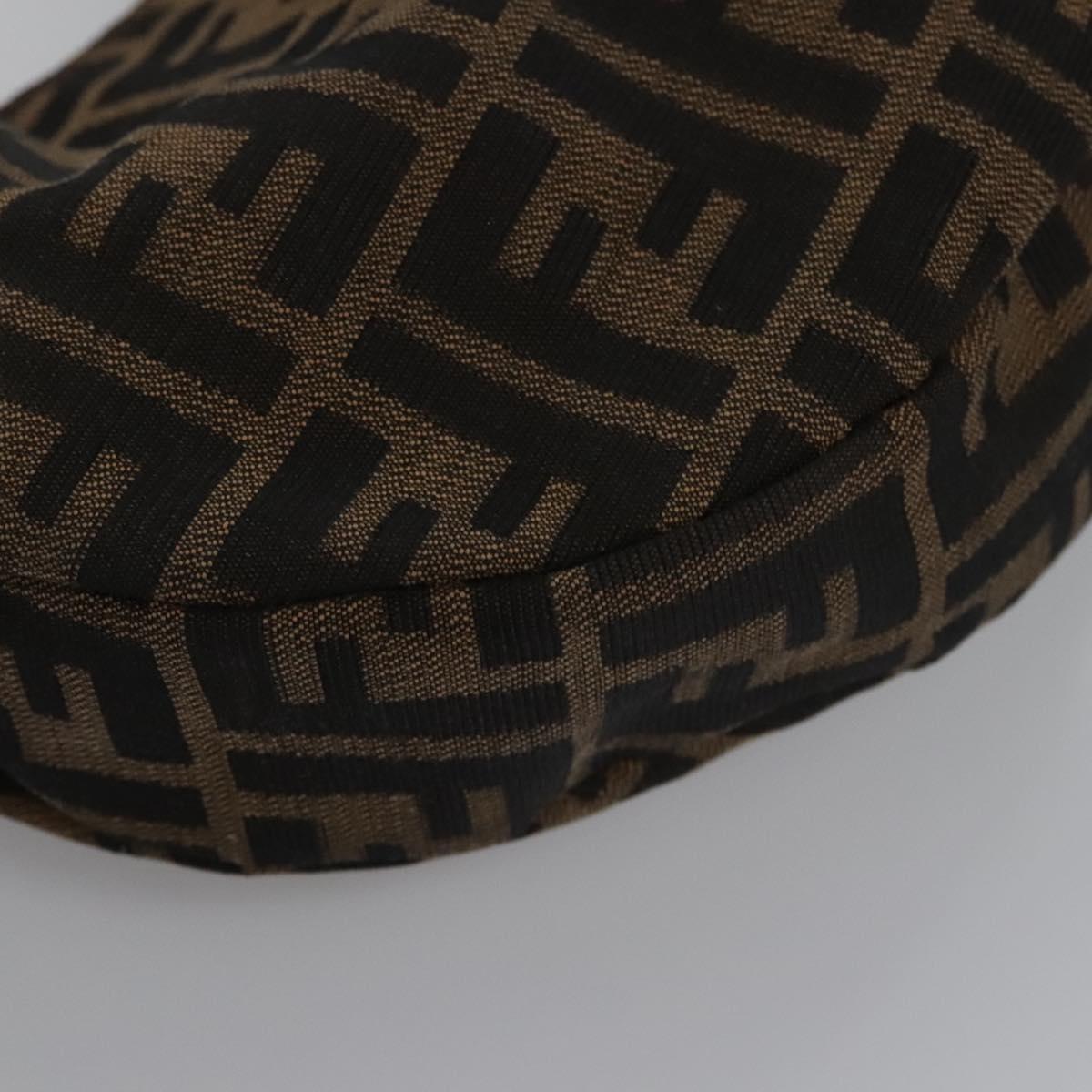 Zucca Canvas Schoudertas Bruin Zwart Zilver