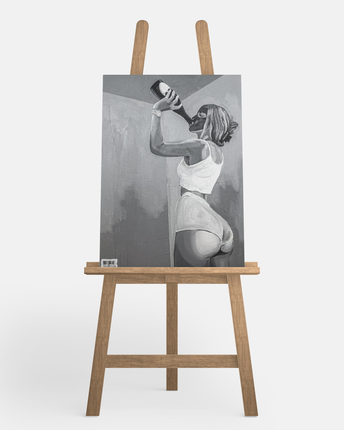 "Overworked" Canvasdoek