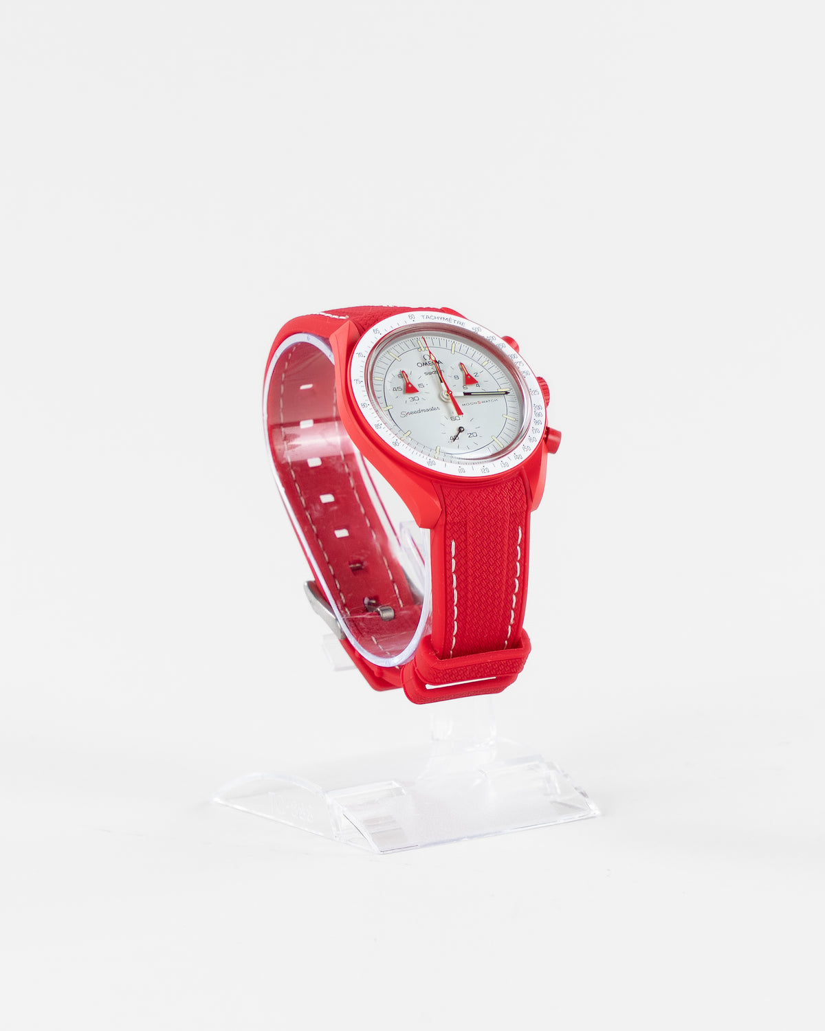 Horlogebandje 2.0 voor MoonSwatch – rood, 20 mm