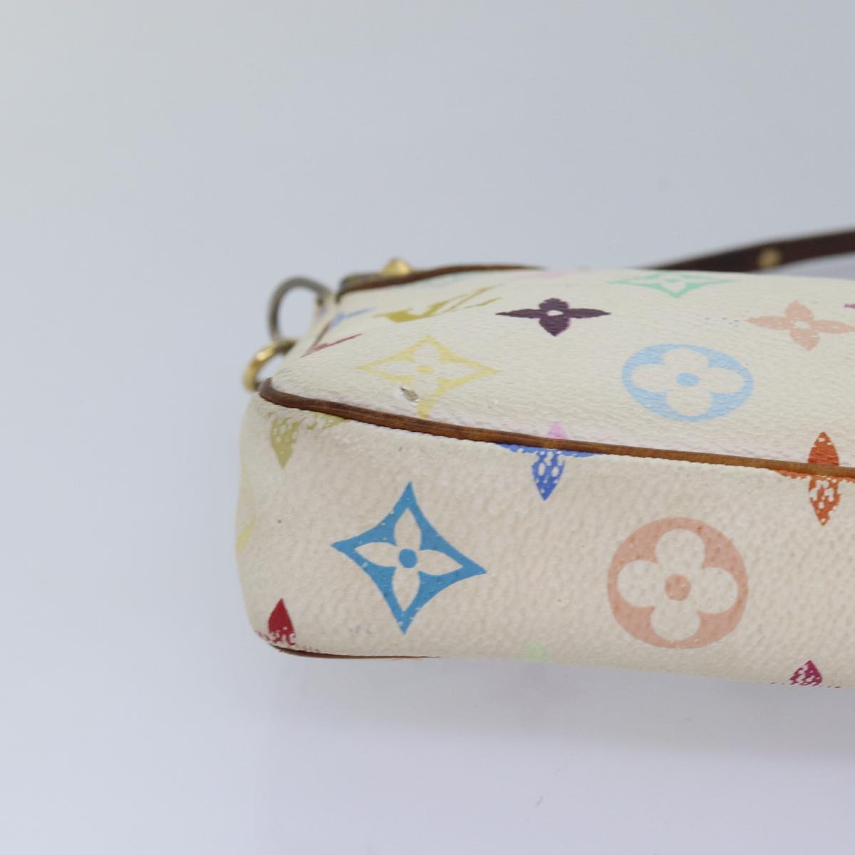 Monogram Multicolor Pochette Beugel Wit