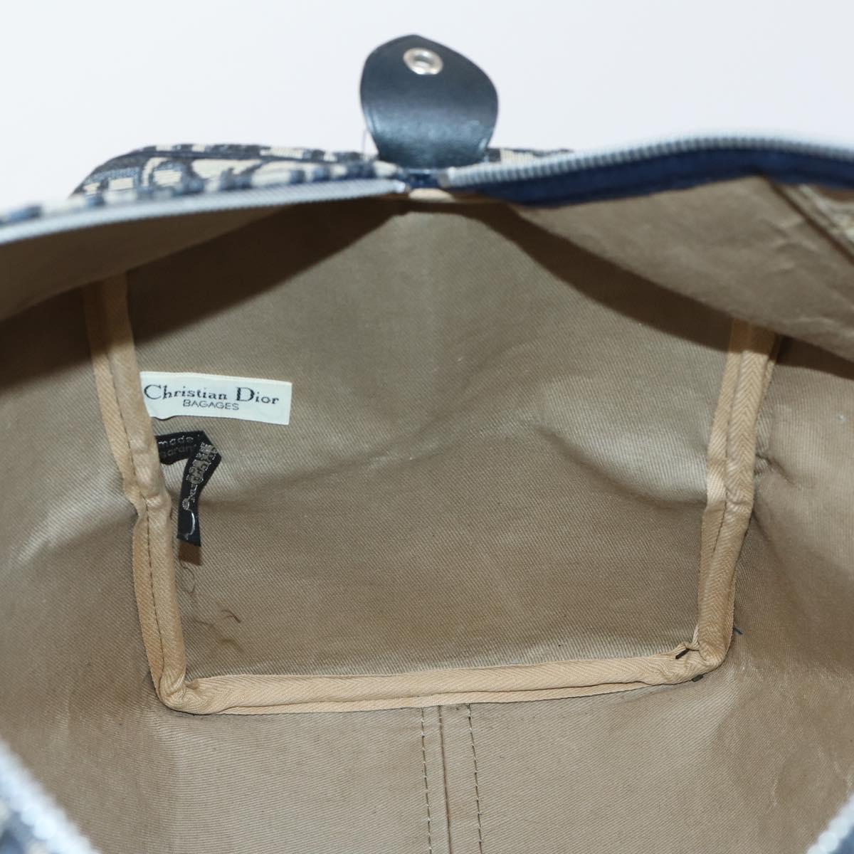 Trotter Canvas Boston Bag Marinezilver