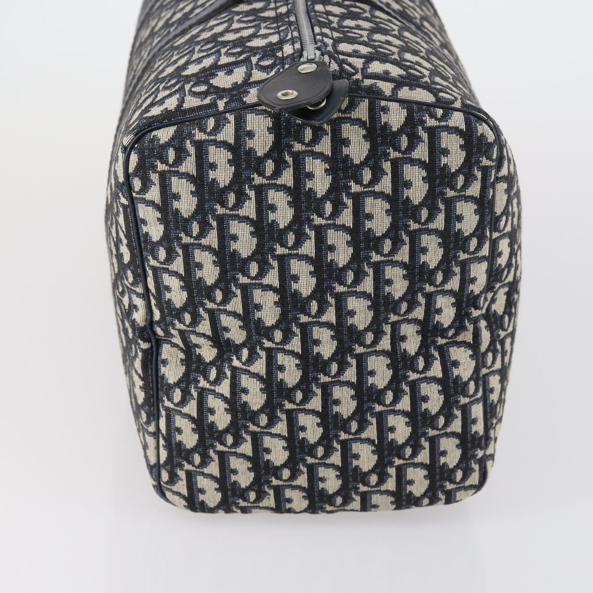 Trotter Canvas Boston Bag Marinezilver