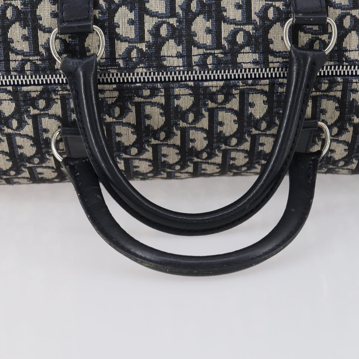 Trotter Canvas Boston Bag Marinezilver