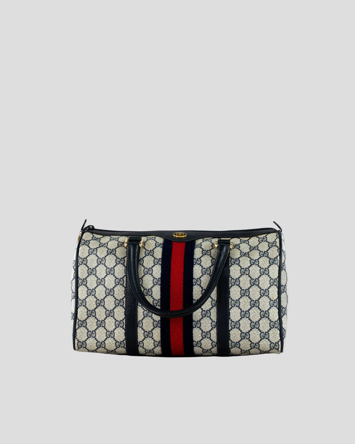 GG Supreme Sherry Line handtas PVC marineblauw goud