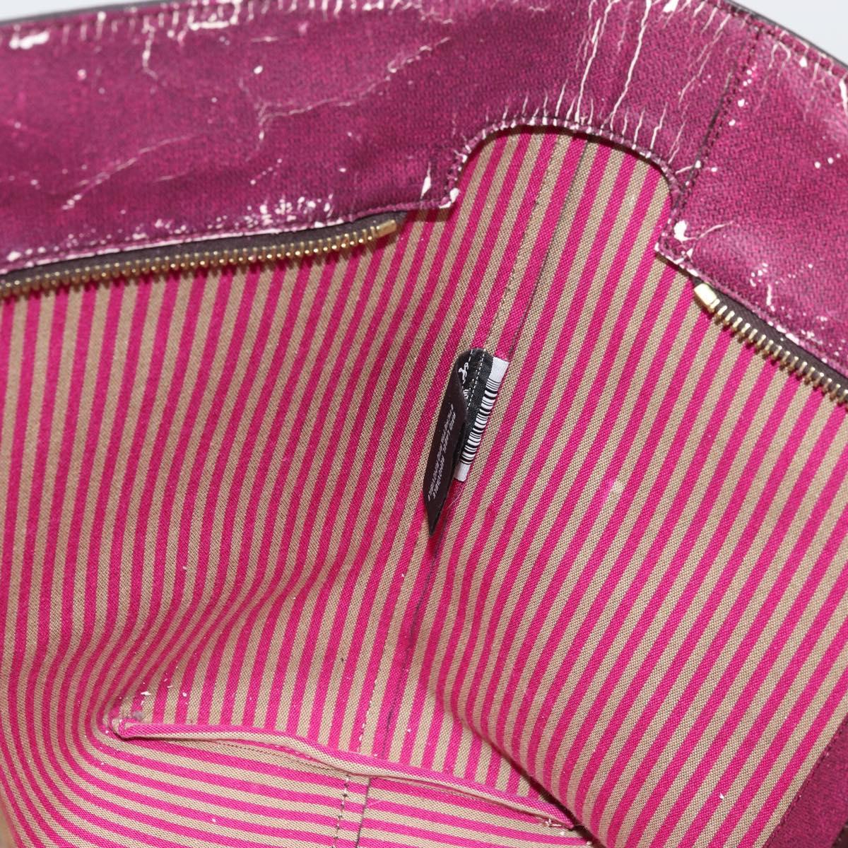 Zucca Canvas Tote Bag Zwart Bruin