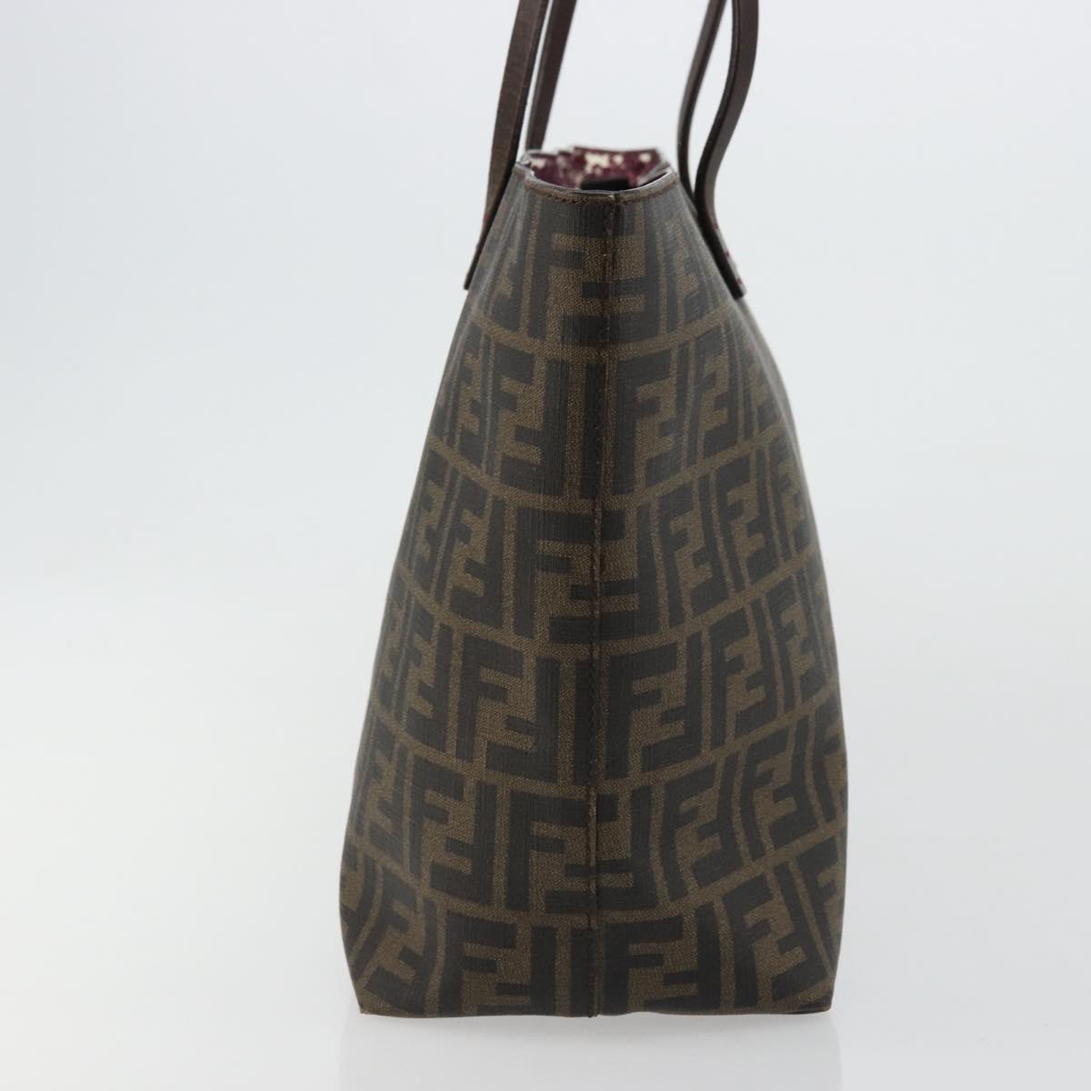 Zucca Canvas Tote Bag Zwart Bruin
