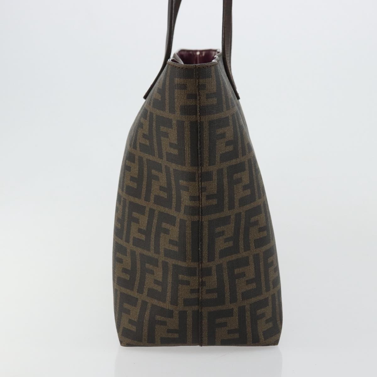Zucca Canvas Tote Bag Zwart Bruin