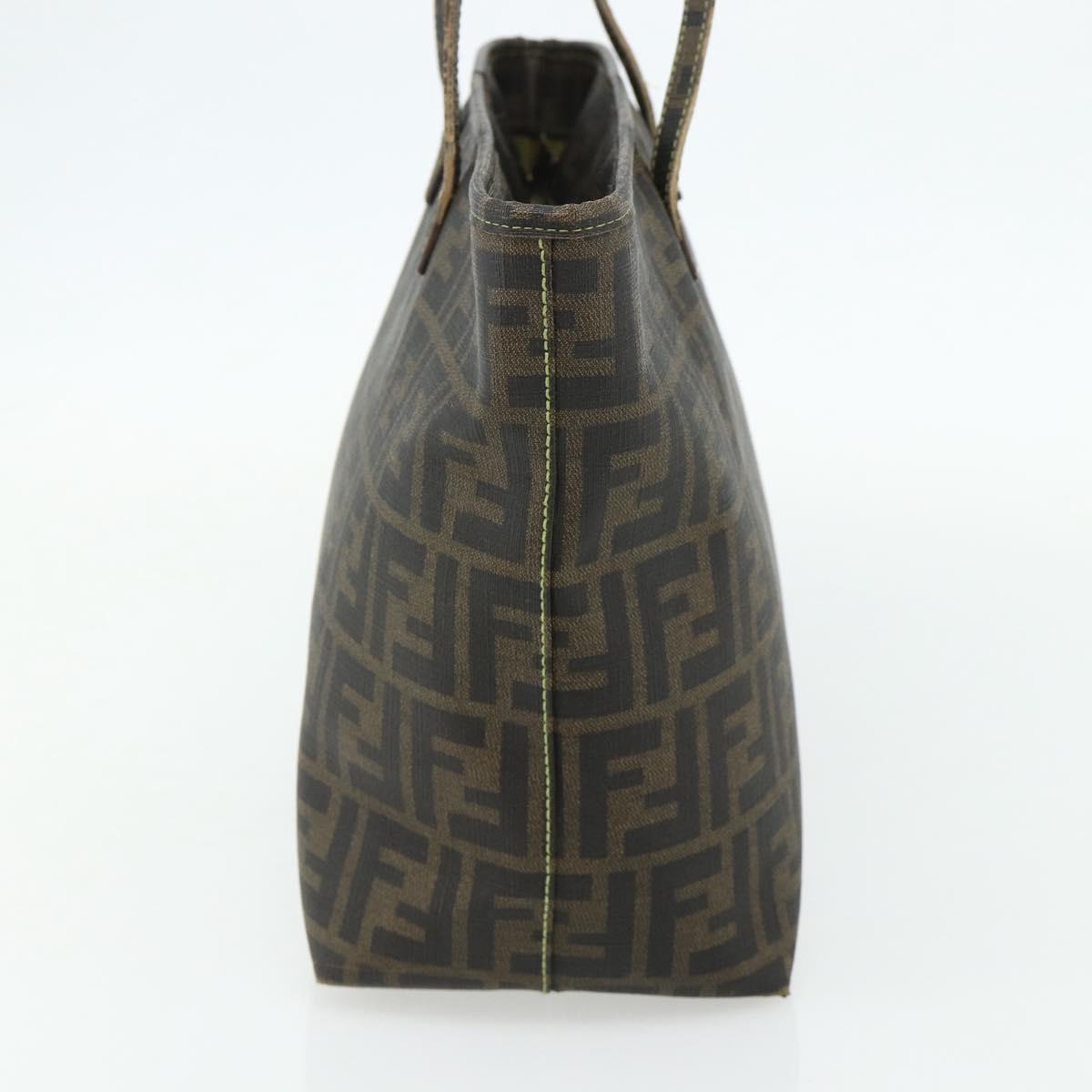 Zucca Canvas Tote Bag Zwart Bruin