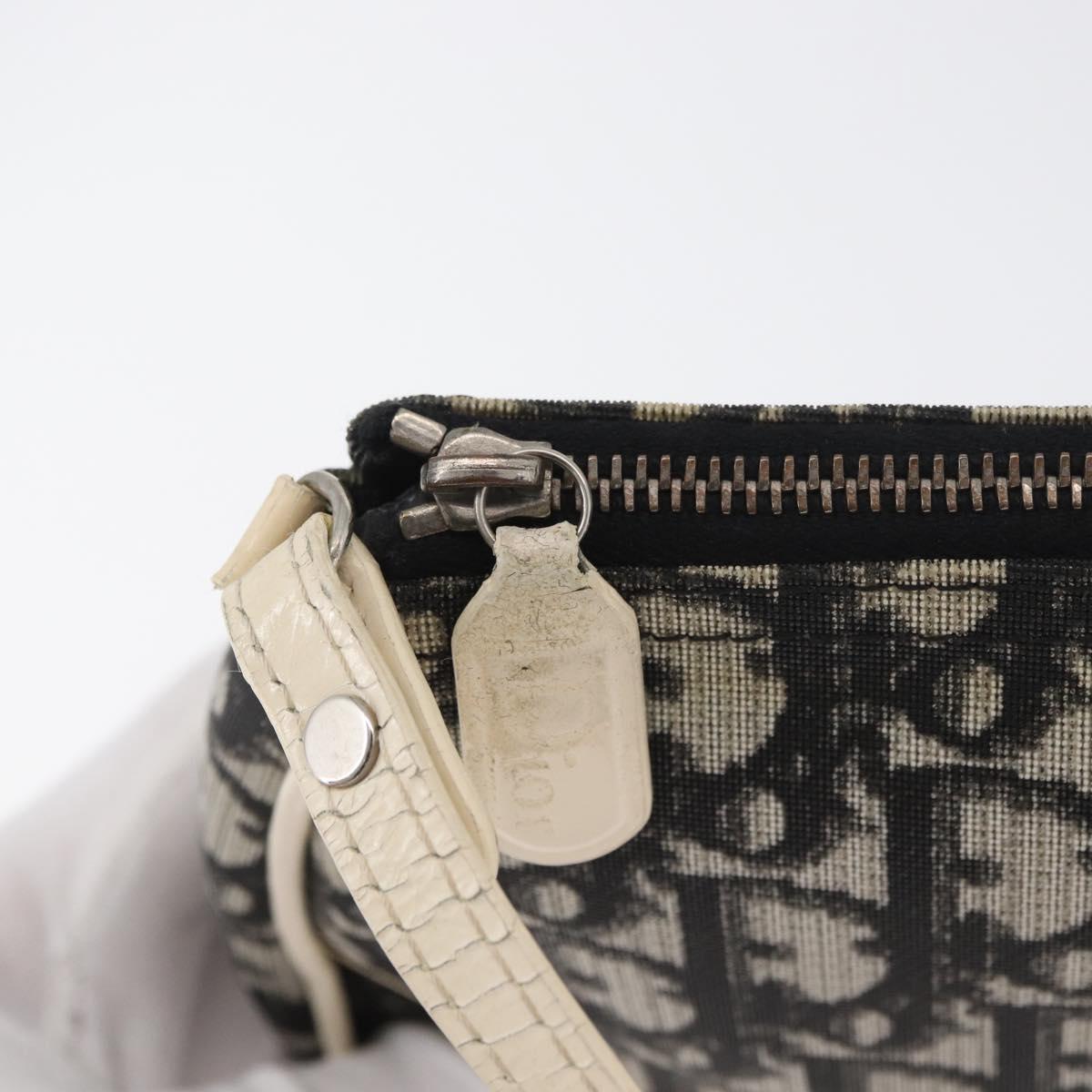 Trotter Canvas Zadeltasje Zwart Zilver
