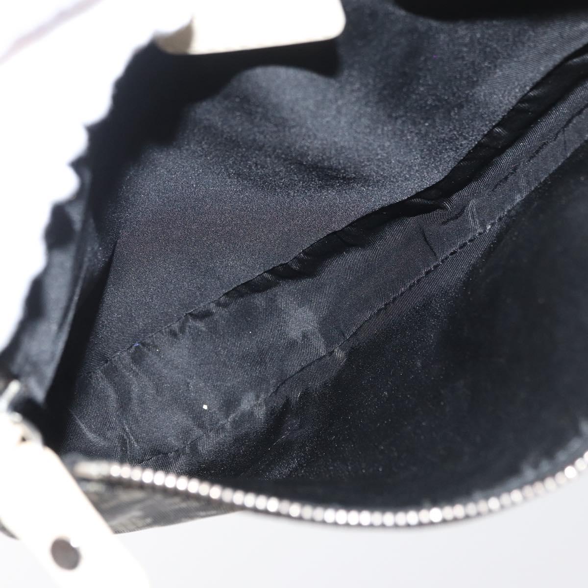 Trotter Canvas Zadeltasje Zwart Zilver