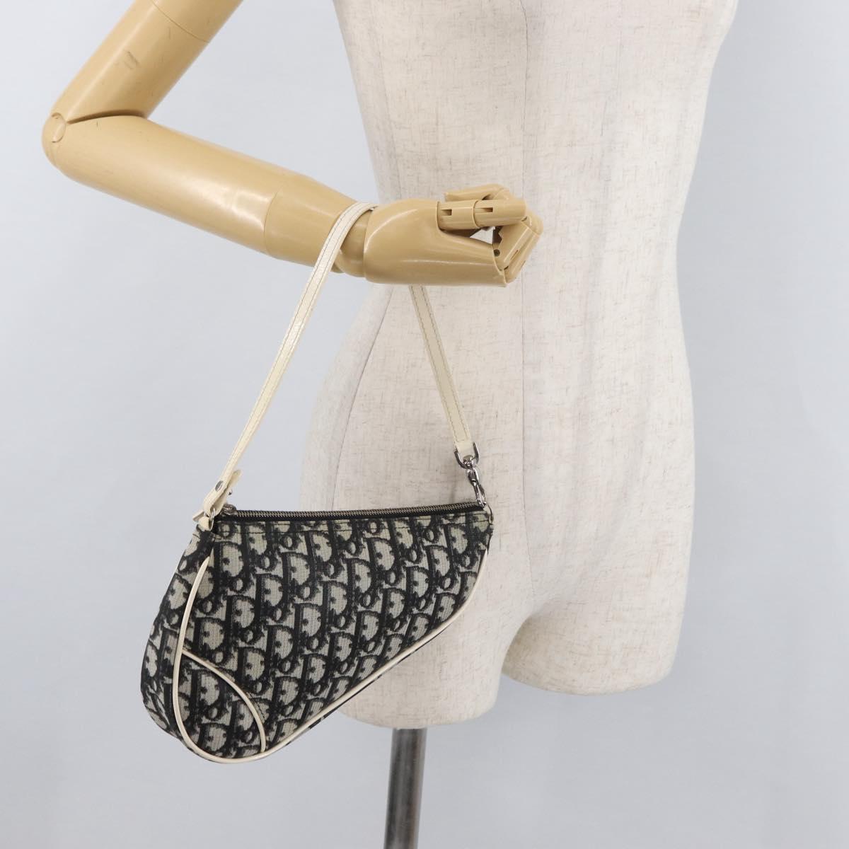 Trotter Canvas Zadeltasje Zwart Zilver