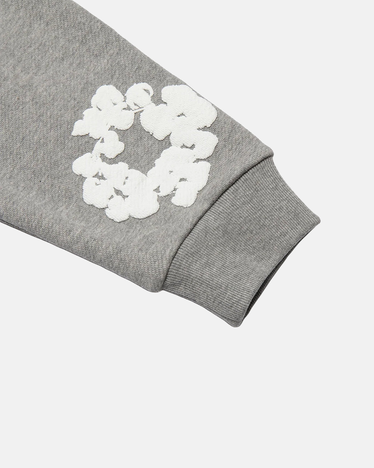 De Cotton Wreath Grijze Hoodie
