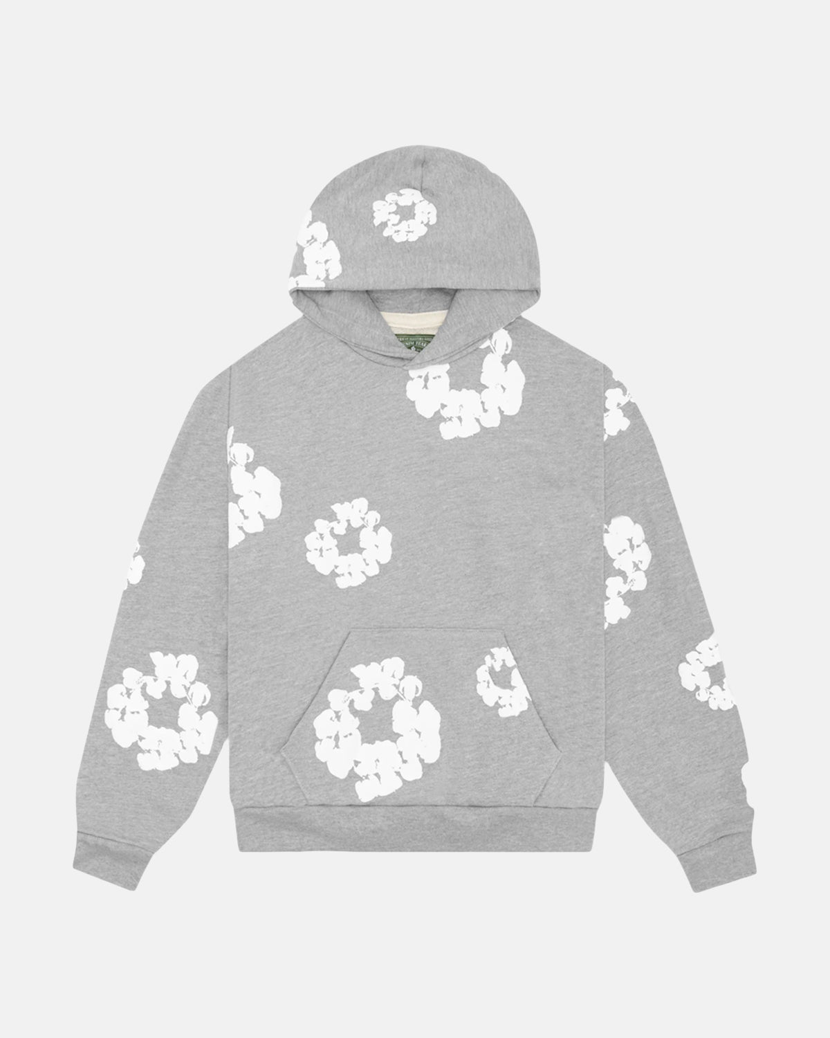De Cotton Wreath Grijze Hoodie