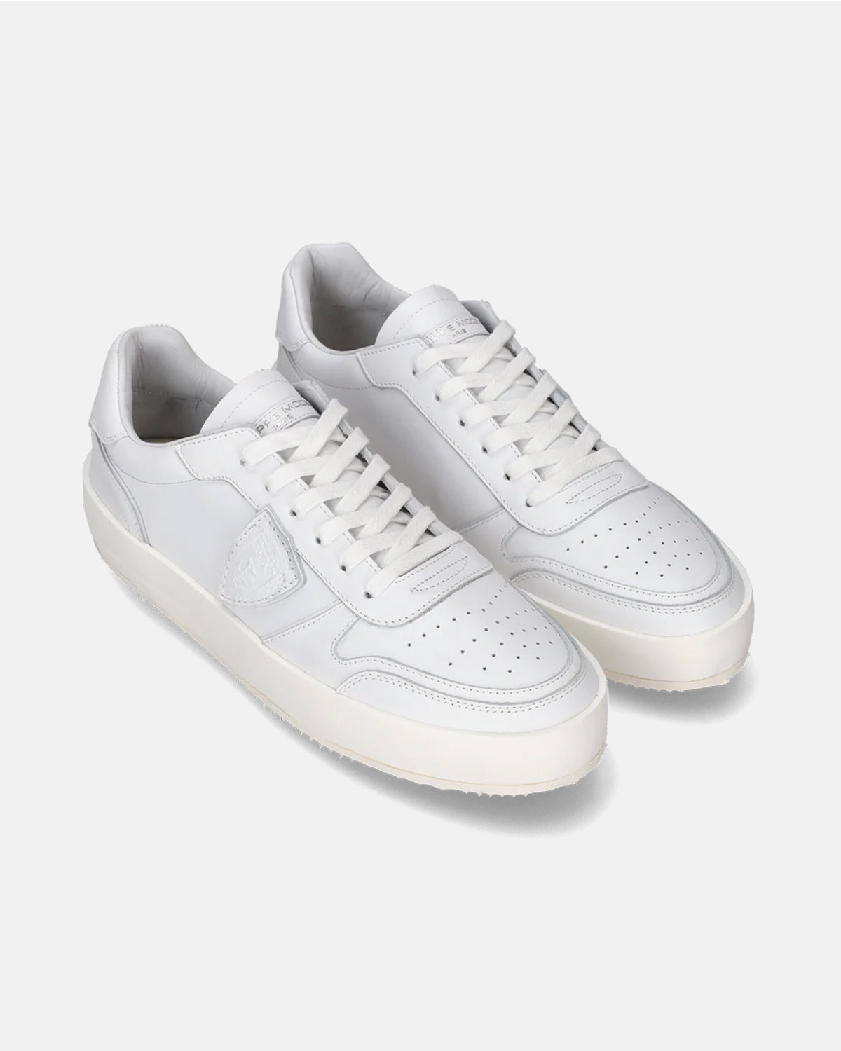 Nette witte lage sneakers voor heren