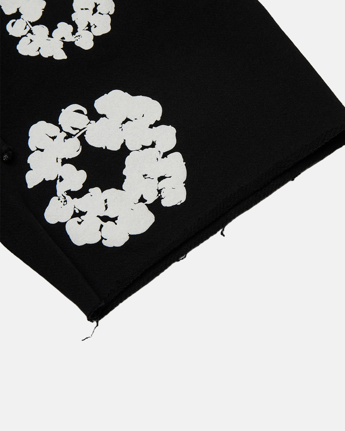 De zwarte katoenen Wreath-short