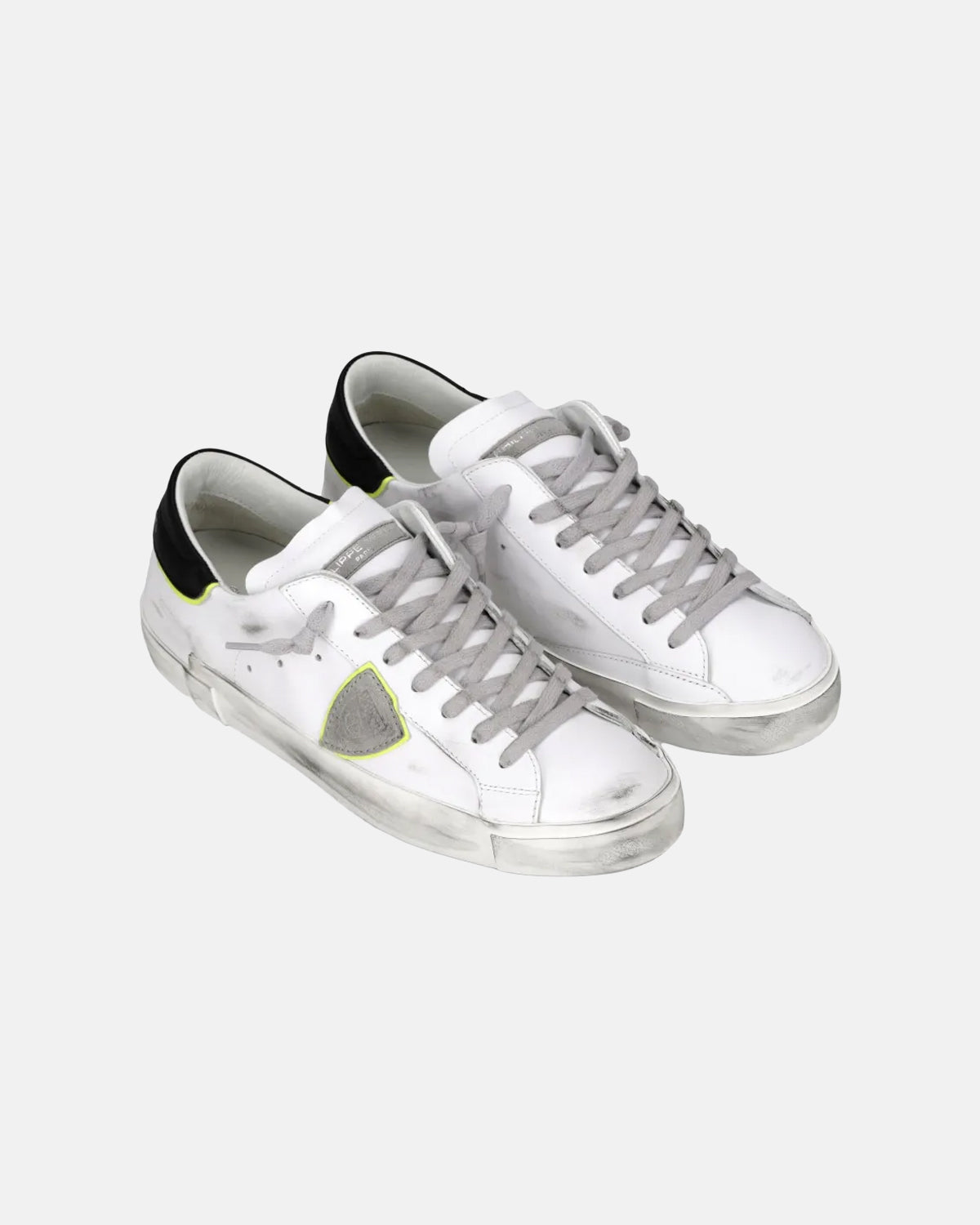 Heren Prsx Low Wit Geel