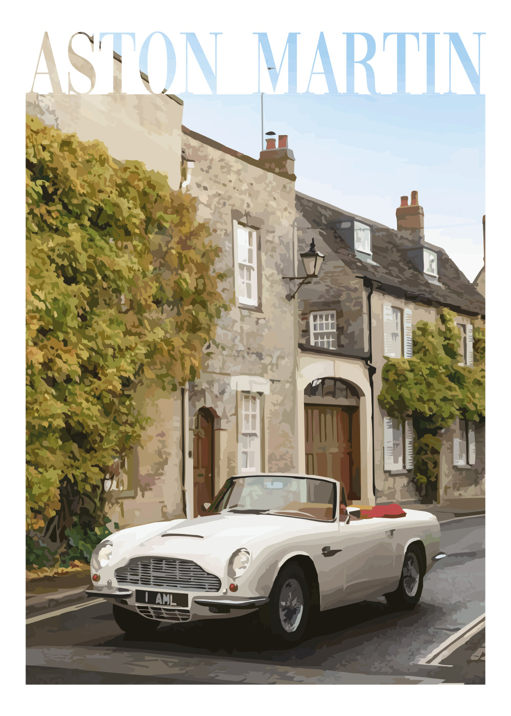 "Old Money Aston Martin No.2" Poster
